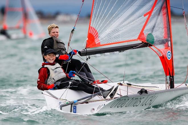 Tardrew and Simes (29er) - 2015 RYA ISAF Youth Worlds Selection Event &copy;  Paul Wyeth / RYA http://www.rya.org.uk